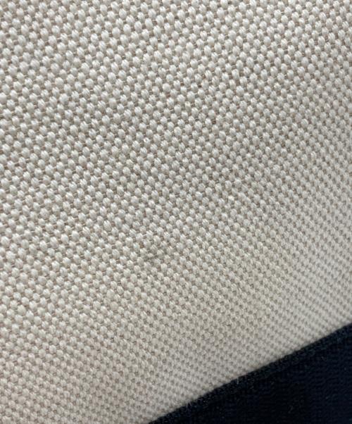 BALENCIAGA（バレンシアガ）BALENCIAGA (バレンシアガ) ネイビーカバスSトート ホワイトの古着・服飾アイテム