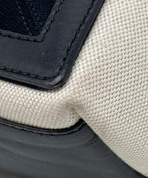 BALENCIAGA（バレンシアガ）BALENCIAGA (バレンシアガ) ネイビーカバスSトート ホワイトの古着・服飾アイテム