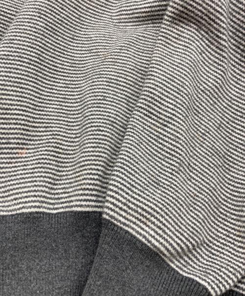 CABAN（キャバン）CABaN (キャバン) ボーダーニット グレー サイズ:XLの古着・服飾アイテム