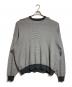 CABaN（キャバン）の古着「ボーダーニット」｜グレー