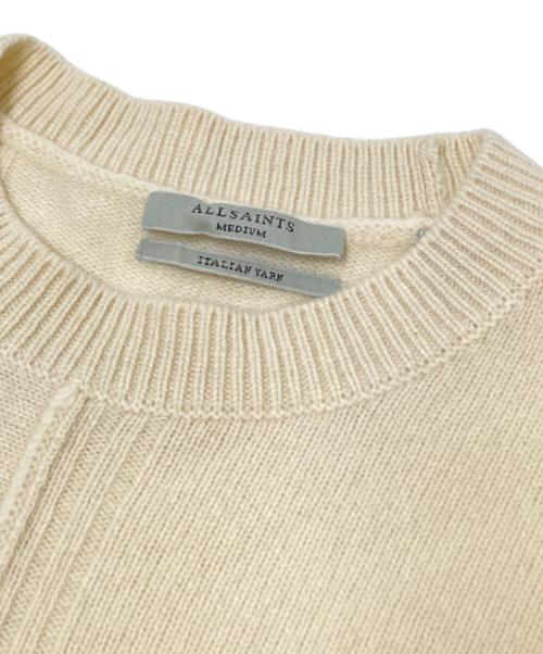 ALL SAINTS（オールセインツ）ALL SAINTS (オールセインツ) カシミア混ニット アイボリー サイズ:Sの古着・服飾アイテム