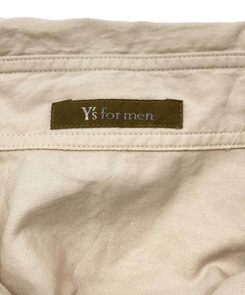 Y's for men（ワイズフォーメン）Y'S for men (ワイズフォーメン) ボタンダウンシャツ ベージュ サイズ:Lの古着・服飾アイテム