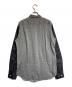 COMME des GARCONS HOMME PLUS (コムデギャルソンオムプリュス) 袖切り替えシャツ グレー サイズ:M：18000円