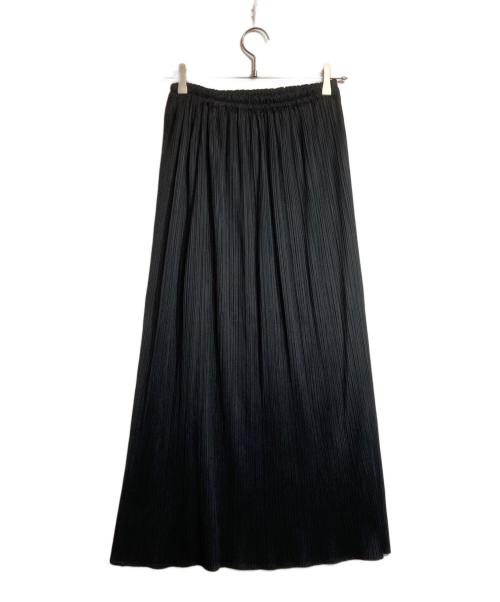 PLEATS PLEASE（プリーツプリーズ）PLEATS PLEASE (プリーツプリーズ) プリーツロングスカート ブラック サイズ:4の古着・服飾アイテム