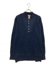 L.L.Bean（エルエルビーン）の古着「ヘンリーネックニット」｜ネイビー