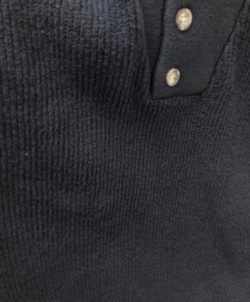 L.L.Bean（エルエルビーン）L.L.Bean (エルエルビーン) ヘンリーネックニット ネイビー サイズ:Lの古着・服飾アイテム