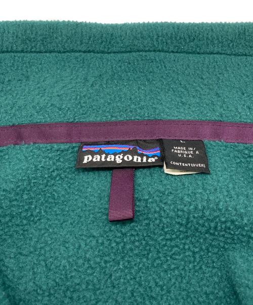Patagonia（パタゴニア）Patagonia (パタゴニア) フリースジャケット グリーン サイズ:Lの古着・服飾アイテム