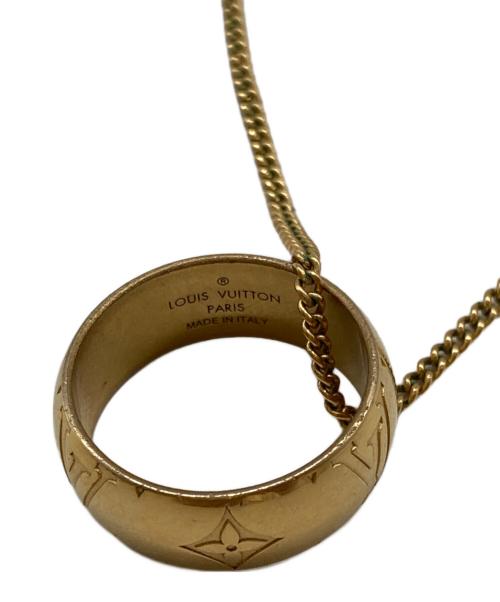 LOUIS VUITTON（ルイ ヴィトン）LOUIS VUITTON (ルイ ヴィトン) リングネックレレス・モノグラム ゴールドの古着・服飾アイテム