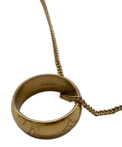 LOUIS VUITTON（ルイ ヴィトン）LOUIS VUITTON (ルイ ヴィトン) リングネックレレス・モノグラム ゴールドの古着・服飾アイテム