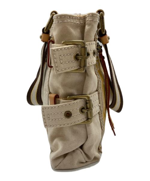 LOUIS VUITTON（ルイ ヴィトン）LOUIS VUITTON (ルイ ヴィトン) グローブショッパーMM ベージュ×イエローの古着・服飾アイテム