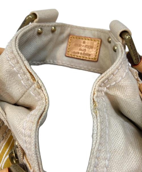 LOUIS VUITTON（ルイ ヴィトン）LOUIS VUITTON (ルイ ヴィトン) グローブショッパーMM ベージュ×イエローの古着・服飾アイテム