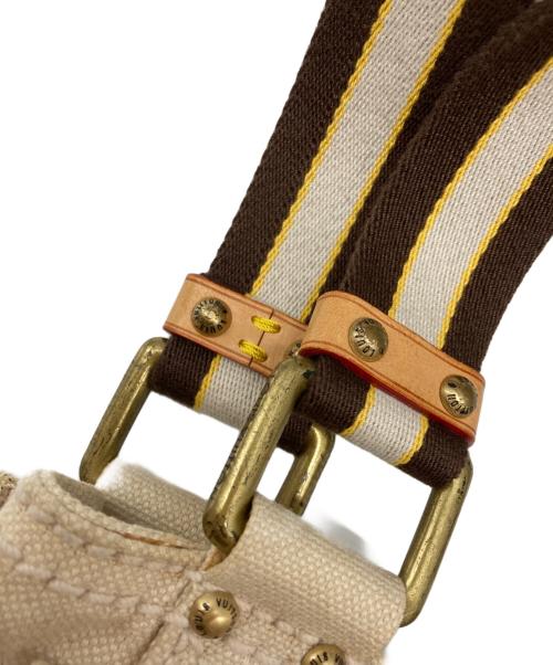 LOUIS VUITTON（ルイ ヴィトン）LOUIS VUITTON (ルイ ヴィトン) グローブショッパーMM ベージュ×イエローの古着・服飾アイテム