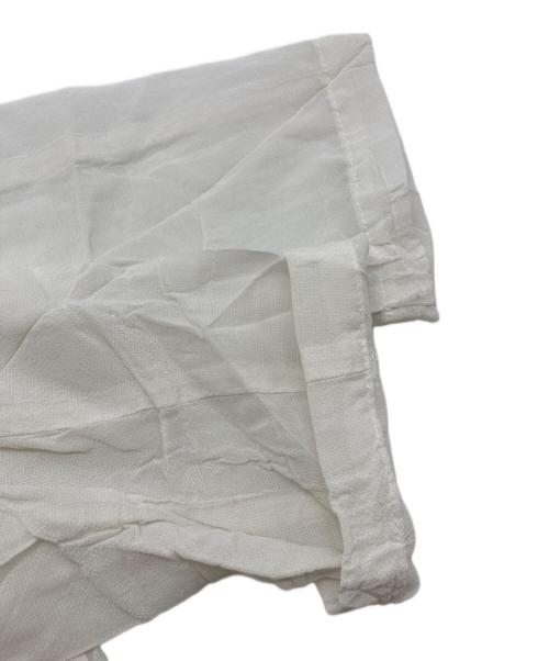 ROBE DE CHAMBRE COMME DES GARCONS（ローブドシャンブル コムデギャルソン）ROBE DE CHAMBRE COMME DES GARCONS (ローブドシャンブル コムデギャルソン) シアーロングジャケット ホワイト サイズ:Mの古着・服飾アイテム