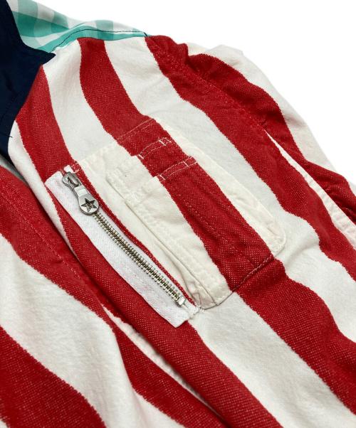 PHENOMENON（フェノメノン）PHENOMENON (フェノメノン) クレイジーパターンブルゾン ネイビー サイズ:Lの古着・服飾アイテム