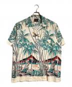 GLAD HANDグラッドハンド）の古着「PALM TREE - S/S SHIRTS」｜アイボリー
