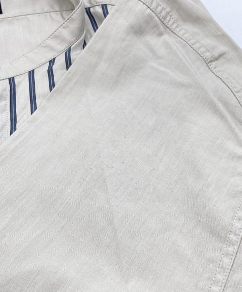 GLAD HAND（グラッドハンド）GLAD HAND (グラッドハンド) SEGAR - STAND COLLAR SHIRTS グレー サイズ:Lの古着・服飾アイテム