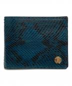 ROBERTO CAVALLIロベルトカヴァリ）の古着「2つ折り財布」｜ブルー