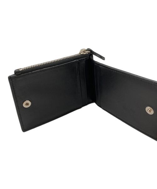 BALENCIAGA（バレンシアガ）BALENCIAGA (バレンシアガ) ロゴプリント カードホルダー ブラックの古着・服飾アイテム