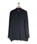TAKESHI KOSAKA by Y's Pink Labelタケシコウサカ バイ ワイズピンクレーベル）の古着「レーヨンシャツ」｜ブラック