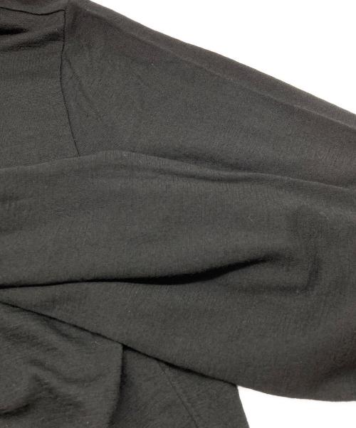 tricot COMME des GARCONS（トリココムデギャルソン）tricot COMME des GARCONS (トリココムデギャルソン) フラワーエンブロイダリ―カーディガン ブラック サイズ:Freeの古着・服飾アイテム