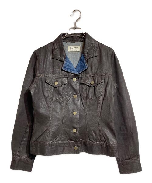 MARTIN MARGIELA（マルタン・マルジェラ）MARTIN MARGIELA (マルタン・マルジェラ) アーティザナルペンキデニムジャケット ブラック サイズ:Sの古着・服飾アイテム