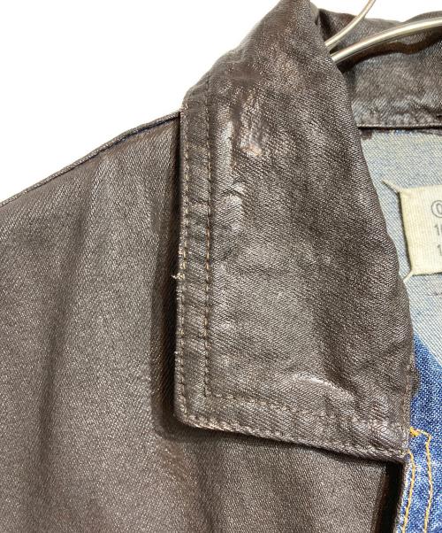 MARTIN MARGIELA（マルタン・マルジェラ）MARTIN MARGIELA (マルタン・マルジェラ) アーティザナルペンキデニムジャケット ブラック サイズ:Sの古着・服飾アイテム