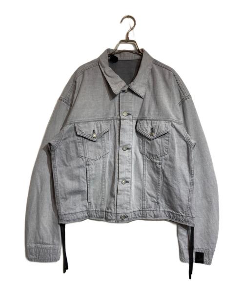 N.HOOLYWOOD（エヌ ハリウッド）N.HOOLYWOOD (エヌ ハリウッド) DENIM JACKET グレー サイズ:38の古着・服飾アイテム