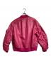 PRADA (プラダ) Nappa Leather Bomber Jacket ピンク サイズ:38：180000円