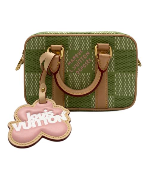 LOUIS VUITTON（ルイ ヴィトン）LOUIS VUITTON (ルイ ヴィトン) ナノ・ポルトドギュマンヴォワヤージュ グリーンの古着・服飾アイテム