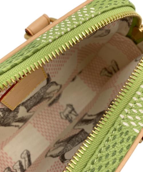 LOUIS VUITTON（ルイ ヴィトン）LOUIS VUITTON (ルイ ヴィトン) ナノ・ポルトドギュマンヴォワヤージュ グリーンの古着・服飾アイテム