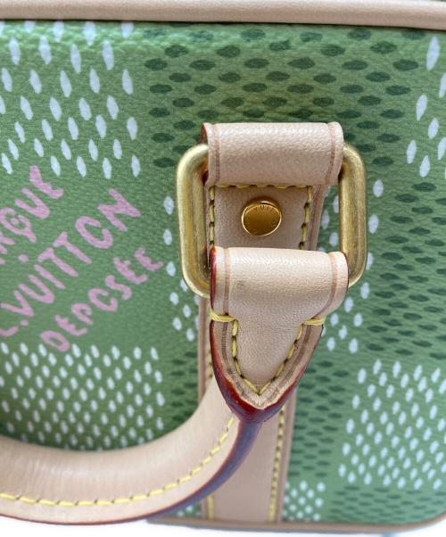 LOUIS VUITTON（ルイ ヴィトン）LOUIS VUITTON (ルイ ヴィトン) ナノ・ポルトドギュマンヴォワヤージュ グリーンの古着・服飾アイテム