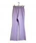Mame Kurogouchi（マメクロゴウチ）の古着「Milano Ribbed Flared Trousers」｜パープル