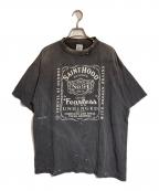 SAINT MICHAEL×NEIGHBORHOODセントマイケル×ネイバーフッド）の古着「ヴィンテージ加工Tシャツ」｜ブラック
