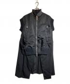 sacaiサカイ）の古着「ドッキングベスト」｜ブラック