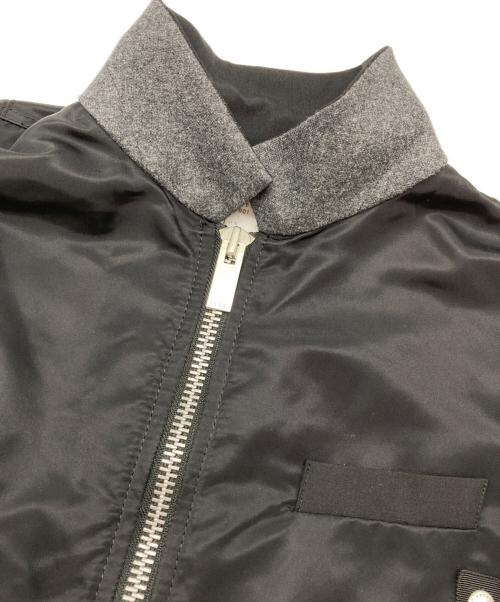 sacai（サカイ）sacai (サカイ) ドッキングベスト ブラック サイズ:1の古着・服飾アイテム