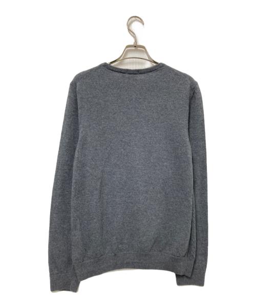 BOSS（ボス）BOSS (ボス) ウールニット グレー サイズ:Lの古着・服飾アイテム