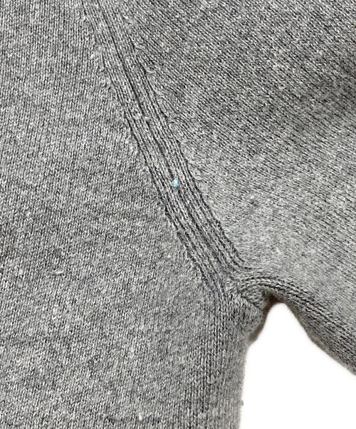 CABAN（キャバン）CABaN (キャバン) コットンカシミヤ パールロゴポロカーディガン グレー サイズ:Freeの古着・服飾アイテム