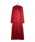 PRANK PROJECTプランクプロジェクト）の古着「Bolero Layered Cut Maxi Dress」｜レッド