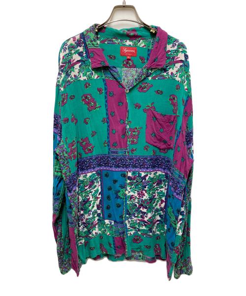 SUPREME（シュプリーム）SUPREME (シュプリーム) Paisley rayon shirt パープル サイズ:XLの古着・服飾アイテム
