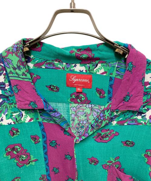 SUPREME（シュプリーム）SUPREME (シュプリーム) Paisley rayon shirt パープル サイズ:XLの古着・服飾アイテム