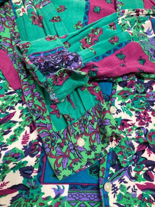 SUPREME（シュプリーム）SUPREME (シュプリーム) Paisley rayon shirt パープル サイズ:XLの古着・服飾アイテム