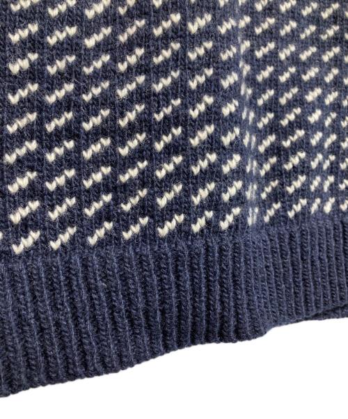 L.L.Bean（エルエルビーン）L.L.Bean (エルエルビーン) バーズアイニット ネイビー サイズ:Ｌの古着・服飾アイテム