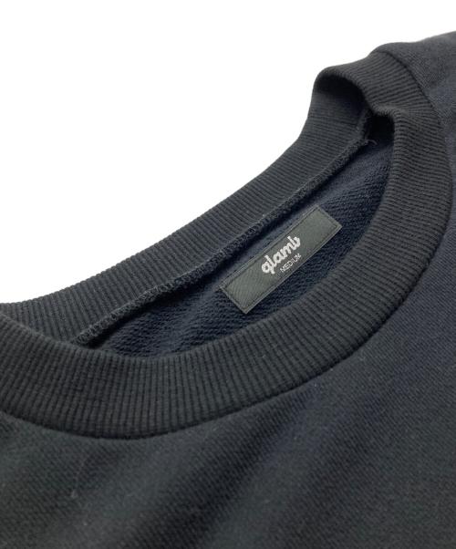 glamb（グラム）glamb (グラム) Wide Sleeve Logo Sweat ブラック サイズ:Ｍの古着・服飾アイテム