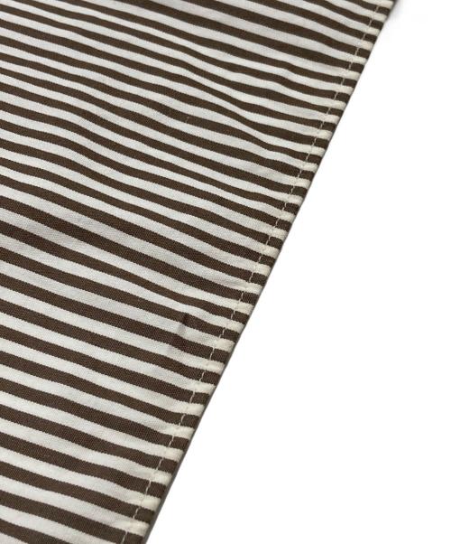 DRAWER（ドゥロワー）DRAWER (ドゥロワー) ストライプシャツワンピース ベージュ サイズ:36の古着・服飾アイテム