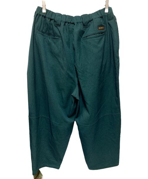 TIGHTBOOTH PRODUCTION（タイトブースプロダクション）TIGHTBOOTH PRODUCTION (タイトブースプロダクション) 2タックバギーパンツ グリーン サイズ:Lの古着・服飾アイテム