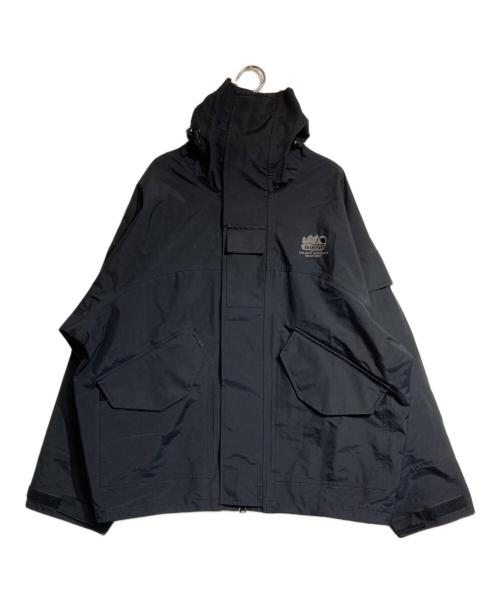 is-ness（イズネス）is-ness (イズネス) NINJA HOODIE SHELL JACKET ブラック サイズ:Lの古着・服飾アイテム