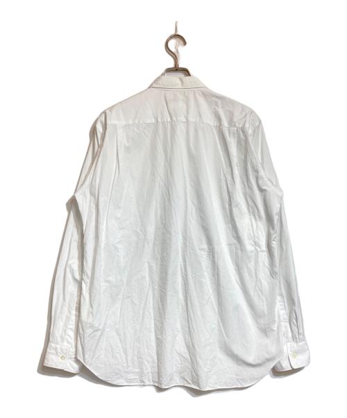 COMME des GARCONS HOMME PLUS（コムデギャルソンオムプリュス）COMME des GARCONS HOMME PLUS (コムデギャルソンオムプリュス) シンプルシャツ ホワイト サイズ:Lの古着・服飾アイテム
