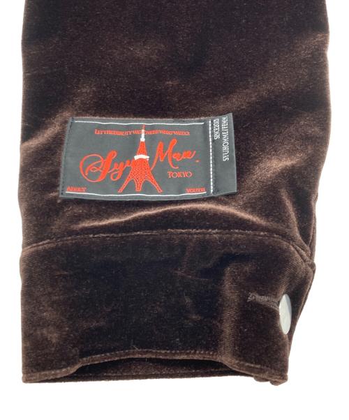 SYUMAN.（シュウマン）SYUMAN. (シュウマン) Velours Shirts jkt ブラウン サイズ:2の古着・服飾アイテム