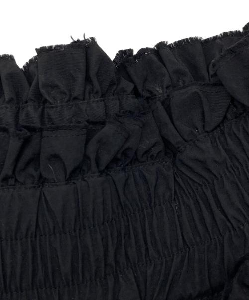 SYUMAN.（シュウマン）SYUMAN. (シュウマン) ナイロンスカートワイドパンツ ブラック サイズ:2の古着・服飾アイテム