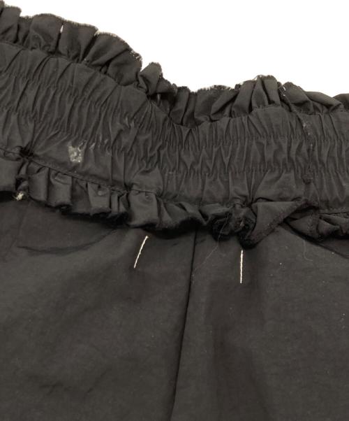 SYUMAN.（シュウマン）SYUMAN. (シュウマン) ナイロンスカートワイドパンツ ブラック サイズ:2の古着・服飾アイテム